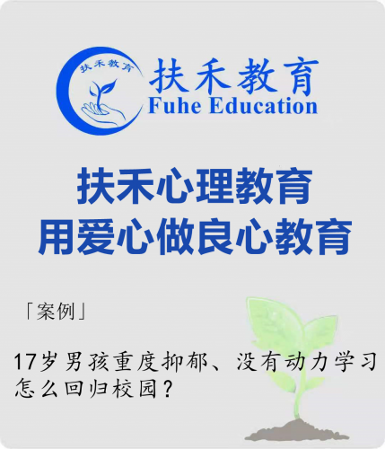 「案例」17岁男孩重度抑郁、没有动力学习，怎么回归校园？