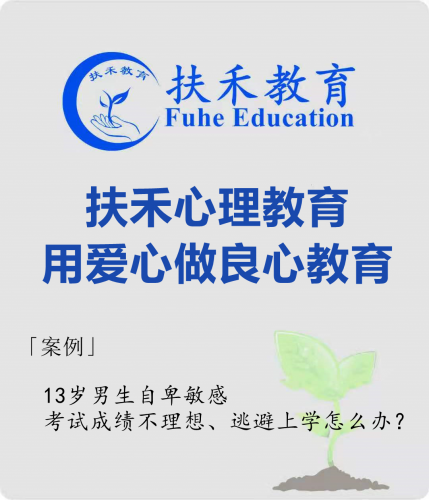 「案例」13岁男生自卑敏感、考试成绩不理想、逃避上学怎么办？