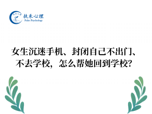 女生沉迷手机、封闭自己不出门、不去学校，怎么帮她回到学校？